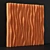 Parametric Wave Wood Panel 3D model small image 5