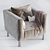 Cozy Lounge Armchair 3D model small image 1