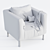 Cozy Lounge Armchair 3D model small image 3