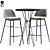 Elegant Isla Bar Table: A Modern Masterpiece 3D model small image 2