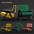 Modern Lina Armchair: Stylish & Comfortable 3D model small image 1