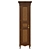 Classic Wooden Wardrobe 600mm 3D model small image 1