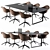 Conference Table & Chair Loft 3D model small image 1