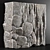 Massive Granite Slab Rock 3D model small image 3