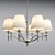 Elegant 8-Light Chandelier: MW-Light Ontario 3D model small image 2