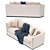 Contemporary Taylor Sofa by Eichholtz 3D model small image 2