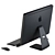 Black and White iMac Pro 3D model small image 4