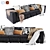 Ethnic Living Room Sofa 3D model small image 1