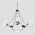 Elegant 6-Light Chandelier 3D model small image 1