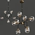 RH Bistro Globe Clear Glass 8-Light Chandelier 3D model small image 2