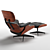 Modern Classic Eames Lounge Chair 3D model small image 5