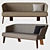 Sleek Minotti Louge Sofa 3D model small image 2