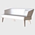 Sleek Minotti Louge Sofa 3D model small image 3