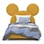 Mickey Mouse Kids Bed 3D model small image 2