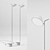 Elegant Peek Floor Lamp: Modern Design 3D model small image 6