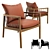 Kerry Lounge Chair: Modern Comfort in Style 3D model small image 7