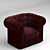 Elegant Chesterfield Chair: V-Ray - Corona Render | 3Ds Max 2016, OBJ 3D model small image 4