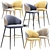 Modern Carlton Dining Chair 02 | Vray, Corona, 3dsmax 3D model small image 1