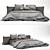 2015 Bed Frame: Stylish, Modern Design 3D model small image 1