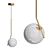 Sleek Simplicity: DOLCE Minimalist Pendant 3D model small image 1