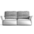 Goa Sofa by Bellus: Modern Estonian Design 3D model small image 3
