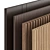 Seamless Oak Wood Panels 3D model small image 1