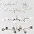 Branching Bubble Chandelier BB.08.03 3D model small image 1