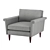 Sophisticated MARQ Pierce Armchair 3D model small image 7