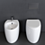 Moai Ceramic WC & Bidet 3D model small image 2