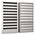 Metal Blinds Cigarette Display Case 3D model small image 6