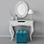 Wyspaa Hoff Dressing Table Set 3D model small image 1