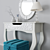 Wyspaa Hoff Dressing Table Set 3D model small image 3