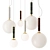 Torrano Marble Pendant Lights | Globen Lighting 3D model small image 1