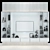 Sleek TV Stand 0113 3D model small image 3