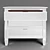 PB Park 3-Drawer Mirrored Dresser 3D model small image 2