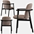 Elegant Nadal Arm Chair 3D model small image 2