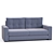 Contemporary Mia Sofa: Perfect Blend of Style and Comfort 3D model small image 1