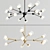 Kaver Shot Chandelier: Modern Design, LED Lights 3D model small image 2