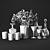 Elegant Vino Set - Poly 234k 3D model small image 4