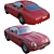 Vintage Aston Martin Zagato 1964 3D model small image 1