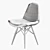 Sophisticated Leather Lucia Side Chair - Industry West 3D model small image 5