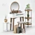 Elegant Arinze Vanity Set 3D model small image 2