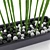 Natural Bamboo Garden Fence 3D model small image 3