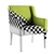 Ergonomic Denis SPK Chair - Height: 90cm 3D model small image 1