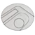 Minotti Wisp: Elegant Round Carpet 3D model small image 2