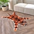 Wild Tiger Bath Mat - Urban Outfitters 3D model small image 3