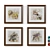 Title: Charming Birds 4-Piece Framed Print Set 3D model small image 4