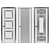 Smooth-Edge Door (v3) 3D model small image 3