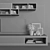 Modern TV Stand Set 094 3D model small image 3