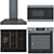 Samsung Kitchen Appliance Set 3D model small image 5